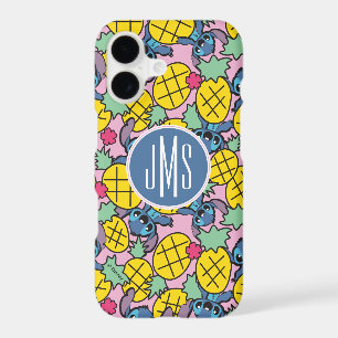 Lilo & Stitch Monogram Pineapple Pattern