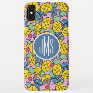 Lilo & Stitch   Monogram Pineapple Pattern iPhone XS Max Case