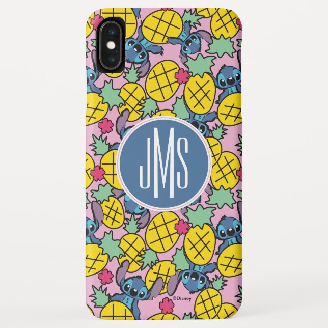 Lilo & Stitch | Monogram Pineapple Pattern Case-Mate iPhone Case (Back)