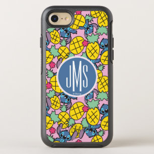 Lilo & Stitch   Monogram Pineapple Pattern OtterBox Symmetry iPhone 8/7 Case