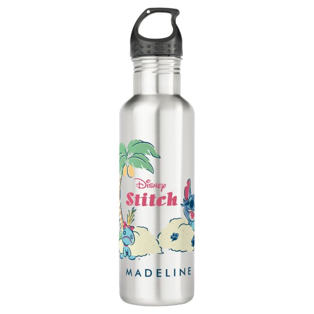 Lilo & Stitch | Ohana Means Family 710 Ml Water Bottle (Front)