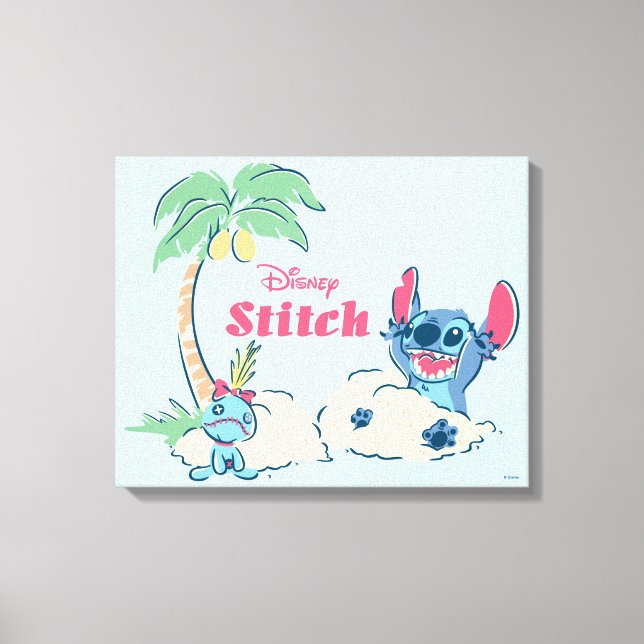 Lilo & Stitch | Ohana Means Family Canvas Print (Front)