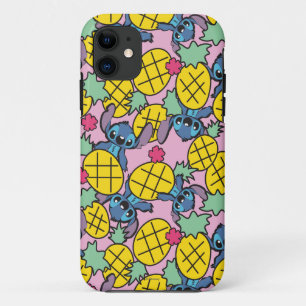 Lilo & Stitch   Pineapple Pattern iPhone 11 Case