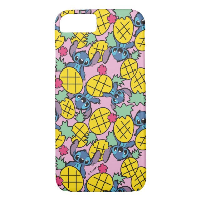 Lilo & Stitch | Pineapple Pattern Case-Mate iPhone Case (Back)