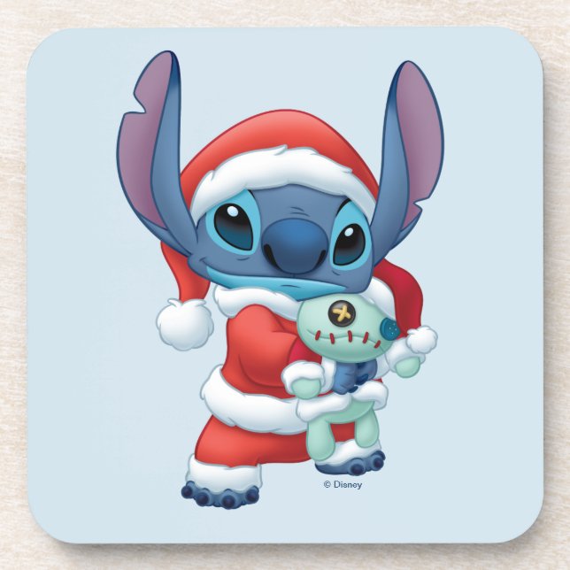 Lilo & Stitch | Santa Claus Stitch Coaster (Front)