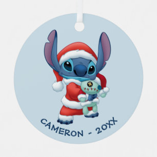 Lilo & Stitch   Santa Claus Stitch Metal Ornament
