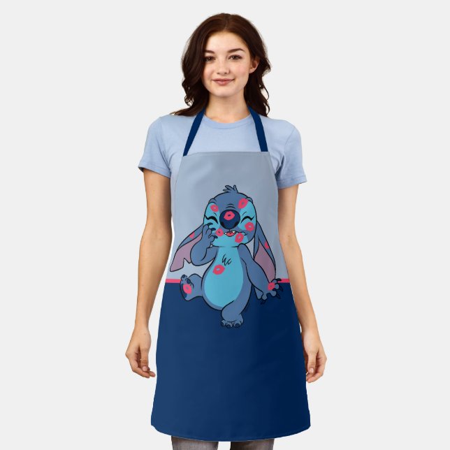 Lilo & Stitch | Stitch Covered in Kisses Apron (Worn)
