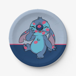 Lilo & Stitch   Stitch Covered in Kisses Paper Plate