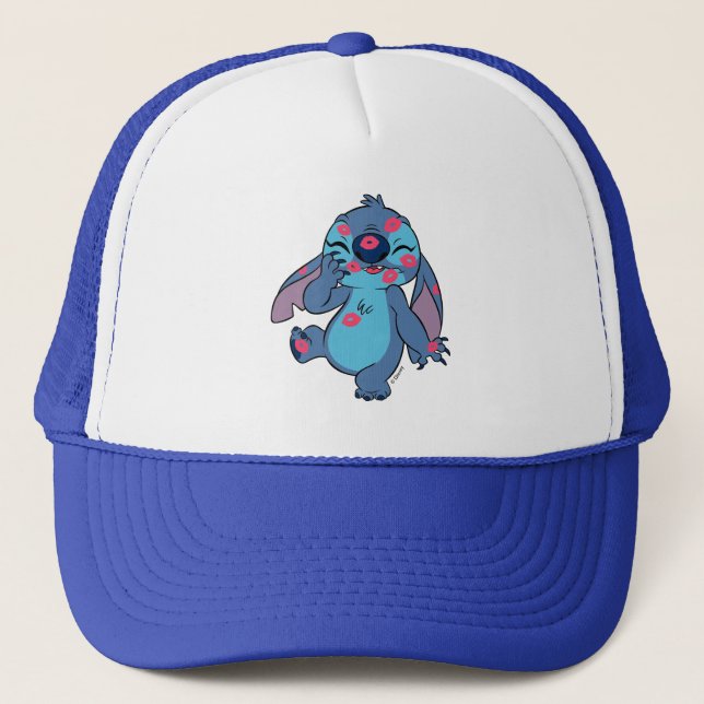 Lilo & Stitch | Stitch Covered in Kisses Trucker Hat (Front)