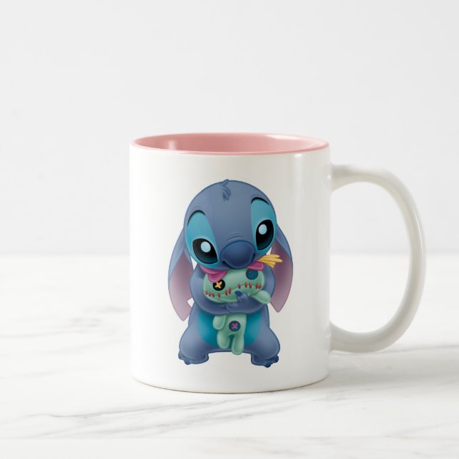 Lilo & Stitch | Stitch & Scrump Two-Tone Coffee Mug (Right)