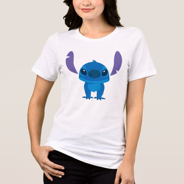 Lilo & Stitch Stitch Tri-Blend Shirt (Front)