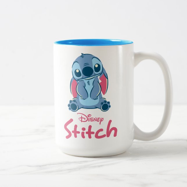 Lilo & Stitch: Stitch Two-Tone Coffee Mug (Right)