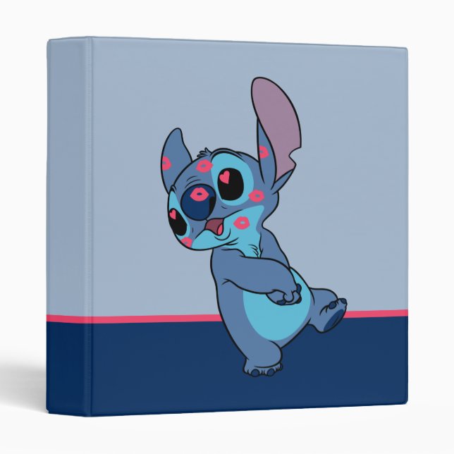 Lilo & Stitch | Stitch Valentine Kisses Binder (Front/Spine)