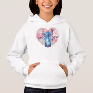Lilo & Stitch Stitch Watercolor Valentine Heart