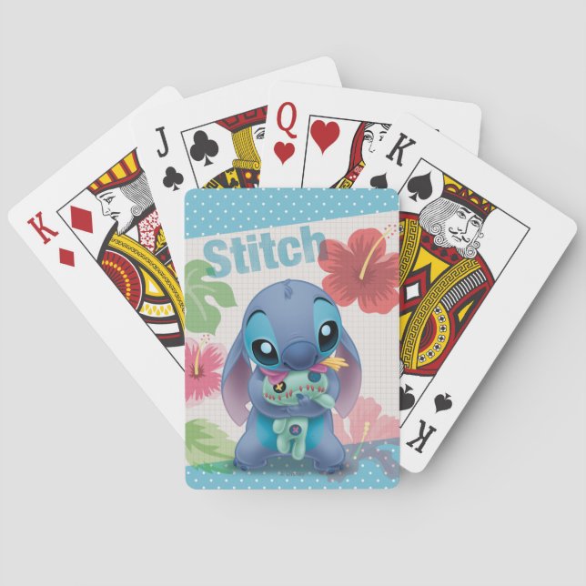 Lilo & Stitch | Stitch with Ugly Doll Playing Cards (Back)