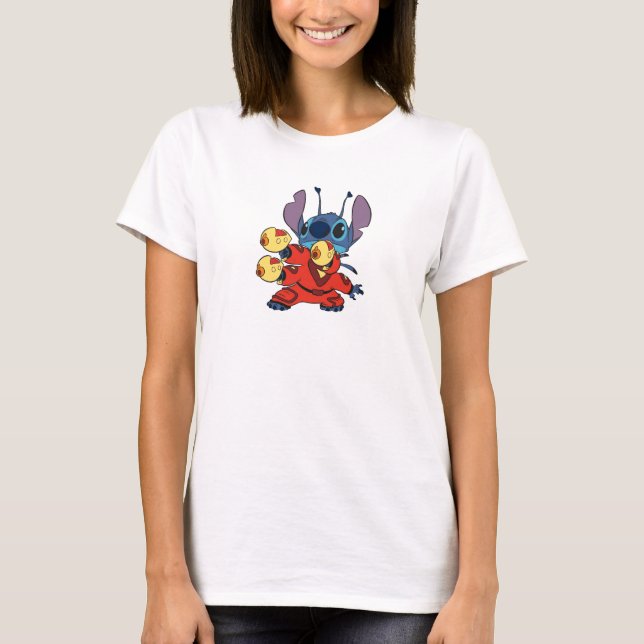 Lilo & Stitch's Stitch with Ray Guns T-Shirt (Front)