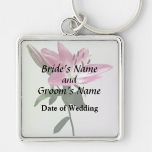 Lily and Bud Wedding Products Keychain