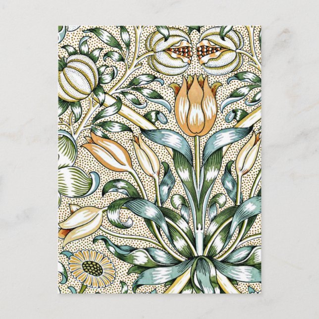 Lily and Pomegranate Postcard (Front)