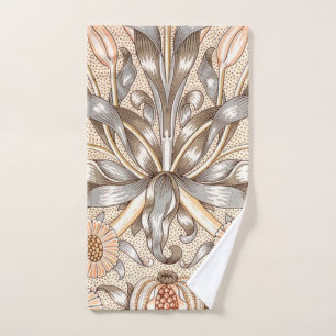 Lily And Pomegranate Vintage Floral William Morris Hand Towel