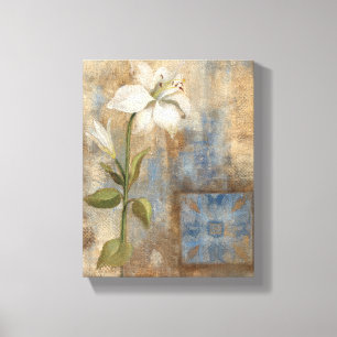 Lily and Tile Canvas Print