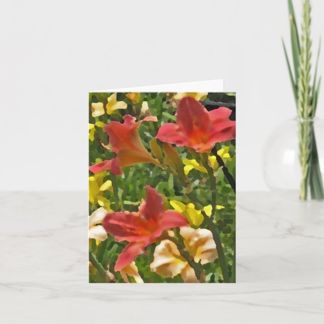 Lily Art Notecards (Front)