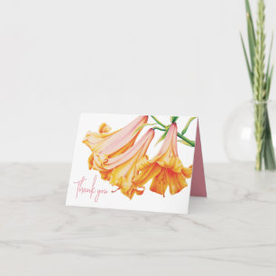 Lily bell art merci votre photo dans la carte