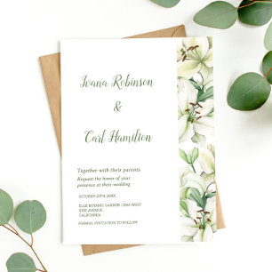 LILY Blossom Elegance Invitation