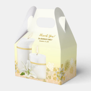 Lily Candle Favor Box