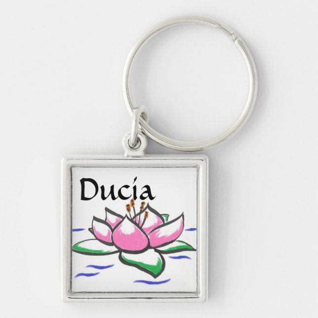 Lily Chain Keychain (Front)