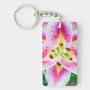 Lily Close-up Keychain