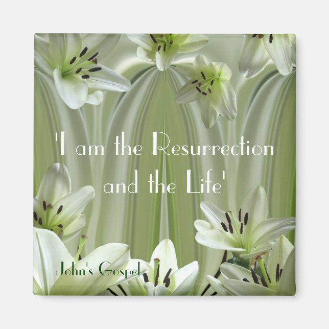 Lily composition magnet (Front)