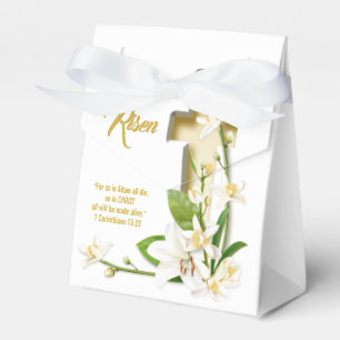 Lily Cross Spring Easter Favor Box