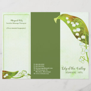 Lily de la Brochure Tri-Fold d'affaires Valley