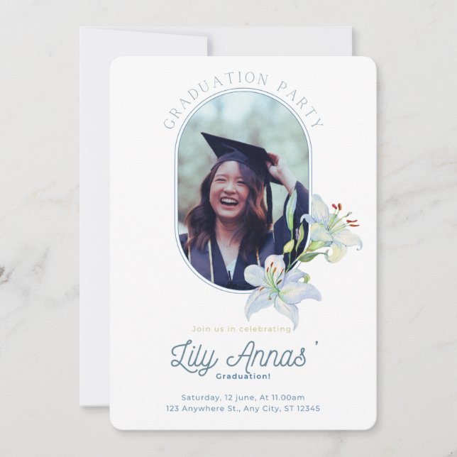 Lily de la carte d'études de la vallée (Devant)