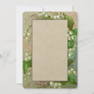 Lily de la vallée des invitations aux mariages