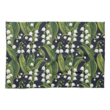 Lily de la Vallée Floral Botanical Serviette de cu