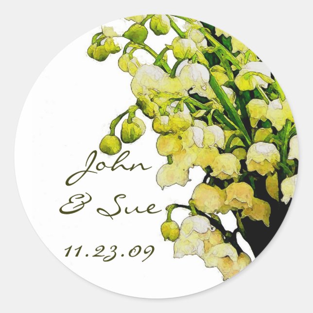 Lily de la vallée - Sticker (Devant)