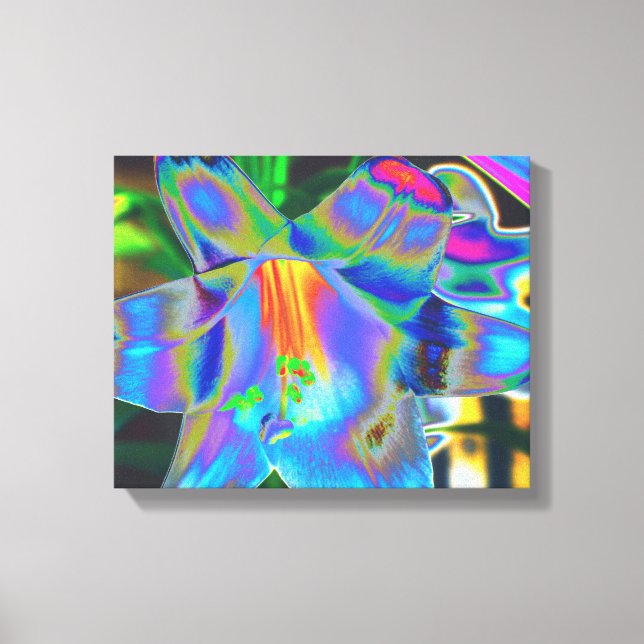 Lily Digitally Enhanced Canvas Wrap Print (Front)