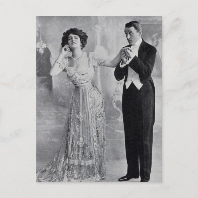 Lily Elsie "Summertime" Postcard (Front)