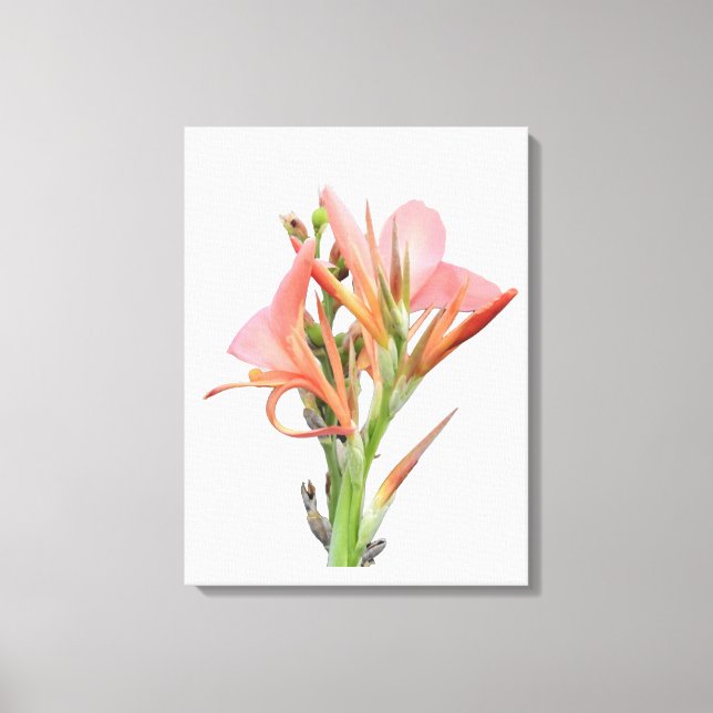 Lily Flower Canvas Print (Front)