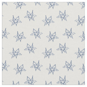 Lily flower drawing pattern fabric