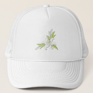 Lily Flower Trucker Hat