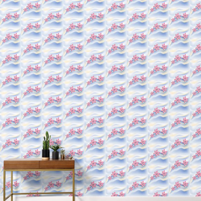 Lily Flowers Wallpaper (Hallway)