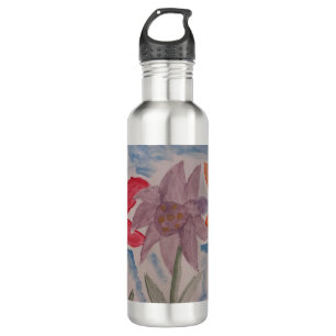 Lily Flowers Water Bottle