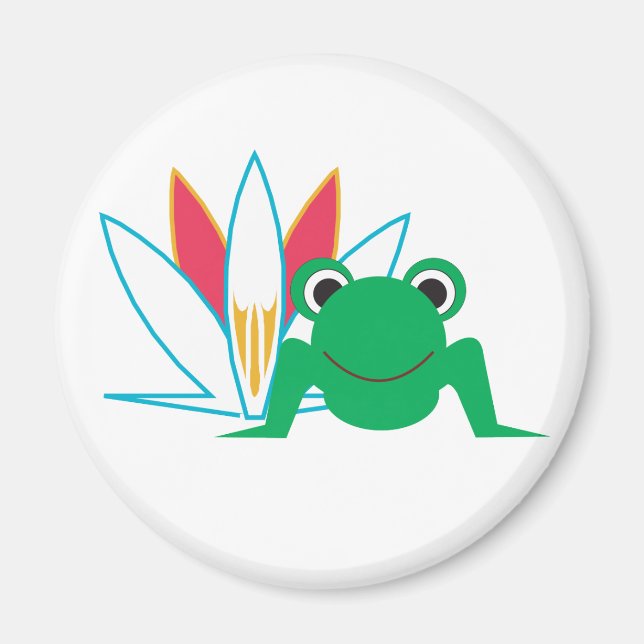 Lily Frog Magnet (Front)