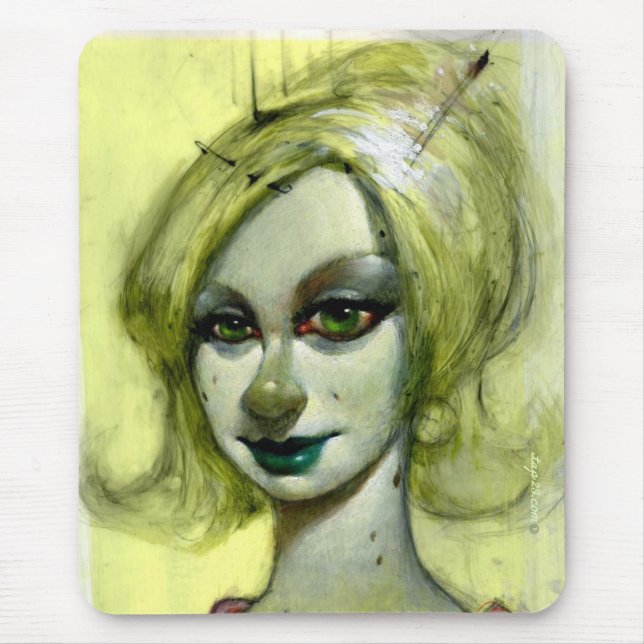 "Lily Green" Mousepad (Front)