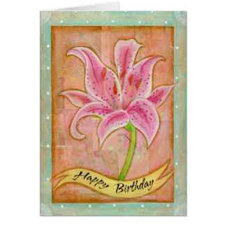 Lily Greeting Card