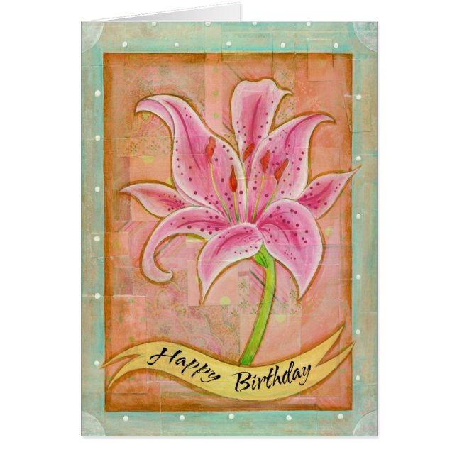 Lily Greeting Card (Front)