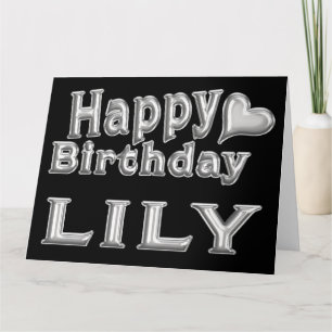 Lily Happy Birthday Birthday Map Card