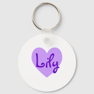 Lily in Purple Keychain